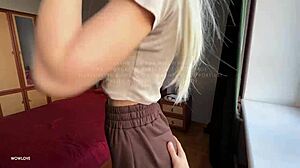 hot step sister roleplay dirty talk tight pussy panties quick cumshot homemade