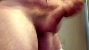 came home horny and wanking monster cock!