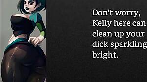 Faygrey gwen's sissy cuckold femdom joi with intense assplay