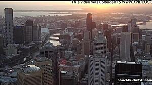 Rachael Taylor's topless tease sparks boob and handjob fantasies.