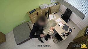 loan4k agent can't wait to shove cock in adorable blanche's tight pussy 😍🍆