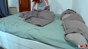 StepMom Milf's Tight Pussy And Ass Creampied After Bed Fuck