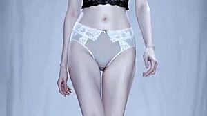 hey check these ai girls strutting barefoot in lingerie at the fashion show