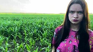 stepsis nervous in cornfield comforts with stepbro's big cock 😳🌽🍆💦