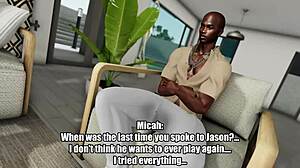 i'm fuckin' this big black ass game but white guys just can't keep up damn