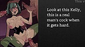 Faygrey gwen's sissy cuckold femdom joi with intense assplay