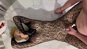 new year's slut sucked santa got creampie under christmas tree?