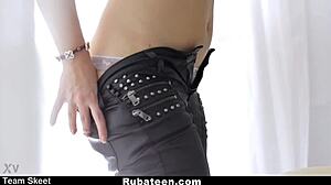 Rubateen HD: Avery's Tight Pussy Rubbed Drilled To Orgasmic Cowgirl Rides!