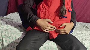 blindfolded indian aunty fucked hard with dirty hindi talk