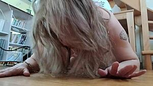 Cum Guzzling Slave Facial After Anal Pipe And Ass Clapping Humiliation!