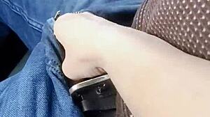 i'm nri canadian college girl enjoying special time with my brother in car