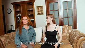 Petite Blonde Neighbor's Big Tits Bounce on Cheating Cock Cowgirl Style