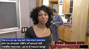 Petite Brunette Nurse Nicole Luva Spreads Hairy Pussy In Latex Hospital Gape Exam