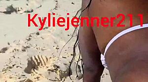 followed her on the beach until she gave up her ass in public