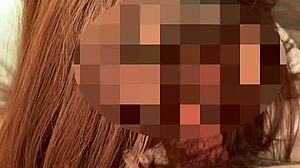 Married Girlfriend's Amazing Outdoor Tent Blowjob