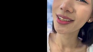 Gorgeous Thai Ladyboy Takes Oral Then Bareback Anal Ride