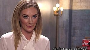 i'm tied up for this rough anal threesome