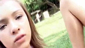 cute teen lez selina 18 rips clothes licks amateur pussy deep
