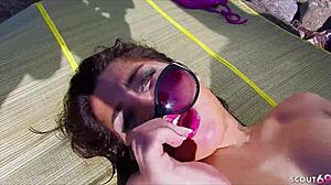 Pawg Latina Carla Cruz Beach Pickup Fuck Facial