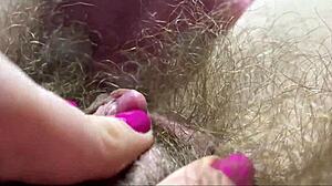 huge clit exposed in wild jungle outdoor play