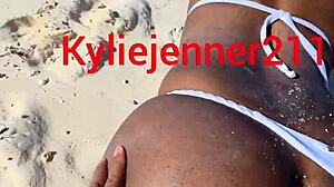 followed her on the beach until she gave up her ass in public