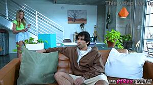 omg check out curious stepsis addison vodka riding that monster stepbro cock for real