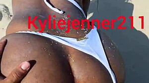 followed her on the beach until she gave up her ass in public