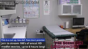 Petite Brunette Nurse Nicole Luva Spreads Hairy Pussy In Latex Hospital Gape Exam