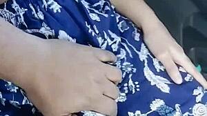 i'm nri canadian college girl enjoying special time with my brother in car