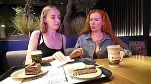 Petite Blonde Neighbor's Big Tits Bounce on Cheating Cock Cowgirl Style