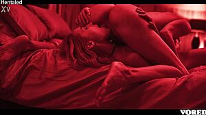 roommate devours pussy in wild lesbian scissoring and squirting frenzy