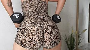 Indian Big Ass Stepsis Naked Yoga Workout Camel Toe Pussy