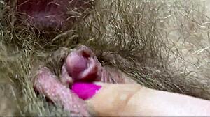 huge clit exposed in wild jungle outdoor play