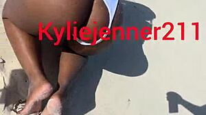 followed her on the beach until she gave up her ass in public