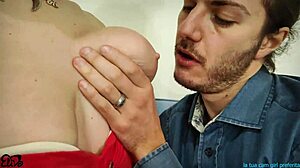 boyfriend ignores me so lover fucks me on couch!