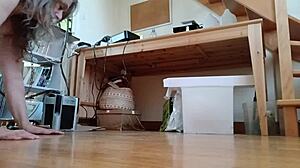 Cum Guzzling Slave Facial After Anal Pipe And Ass Clapping Humiliation!