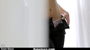 Rubateen HD: Avery's Tight Pussy Rubbed Drilled To Orgasmic Cowgirl Rides!