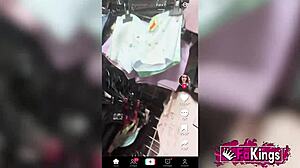 amateur chubby lidia crespo reveals her big tits beauty tricks