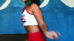 Brazilian Fitness Model's Athletic Ass In Bikini!