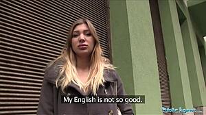 Public Agent Fucks Hot Cash-Hungry Model Underground Hard