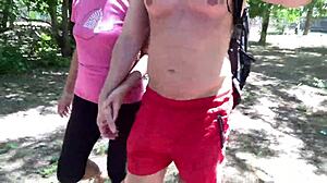 i'm fuckin cummin in this thong right here in the park oh god