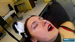 redhead violet spice hard fucked again