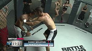 Danny wins curvy babe's squirting pussy prize fuck session.