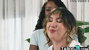 mocha, your tongue on this asian bbw's fat pussy feels amazing during massage