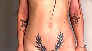 stockings hoe's hard nipples gape asshole deep with dildo squirt