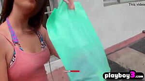 Crazy teen 18+ pounded hard by friends' massive cocks pov.