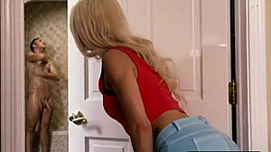 Petite Blonde Teen Stepsis Rides Cowgirl After Nasty Blowjob