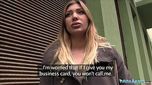 Public Agent Fucks Hot Cash-Hungry Model Underground Hard