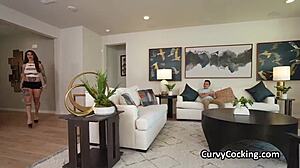 Oiled Tattoo Babe's Big Tits Grind Wild on Thick Cock Ride