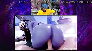 juri han blowjob to widowmaker cowgirl then tight seraphine backshots